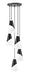 Z-Lite Canada - Five Light Chandelier - Aimie - Matte Black- Union Lighting Luminaires Decor