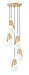Z-Lite Canada - Five Light Chandelier - Aimie - Modern Gold- Union Lighting Luminaires Decor