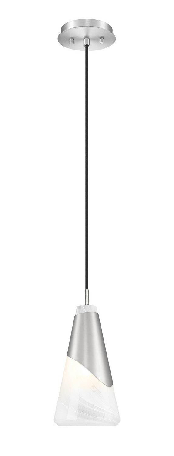 Z-Lite Canada - One Light Pendant - Aimie - Brushed Nickel- Union Lighting Luminaires Decor