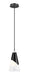 Z-Lite Canada - One Light Pendant - Aimie - Matte Black- Union Lighting Luminaires Decor