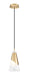 Z-Lite Canada - One Light Pendant - Aimie - Modern Gold- Union Lighting Luminaires Decor