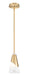 Z-Lite Canada - One Light Pendant - Aimie - Modern Gold- Union Lighting Luminaires Decor