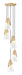 Z-Lite Canada - Five Light Chandelier - Aimie - Modern Gold- Union Lighting Luminaires Decor