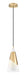 Z-Lite Canada - One Light Pendant - Aimie - Modern Gold- Union Lighting Luminaires Decor
