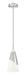 Z-Lite Canada - One Light Pendant - Aimie - Brushed Nickel- Union Lighting Luminaires Decor