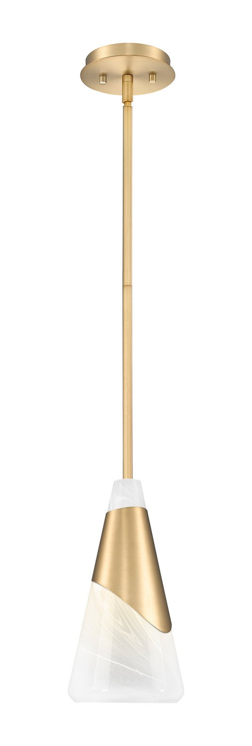 Z-Lite Canada - One Light Pendant - Aimie - Modern Gold- Union Lighting Luminaires Decor