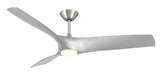 Modern Forms Fans Canada - 62"Ceiling Fan - Zephyr - Brushed Nickel/Silver- Union Lighting Luminaires Decor