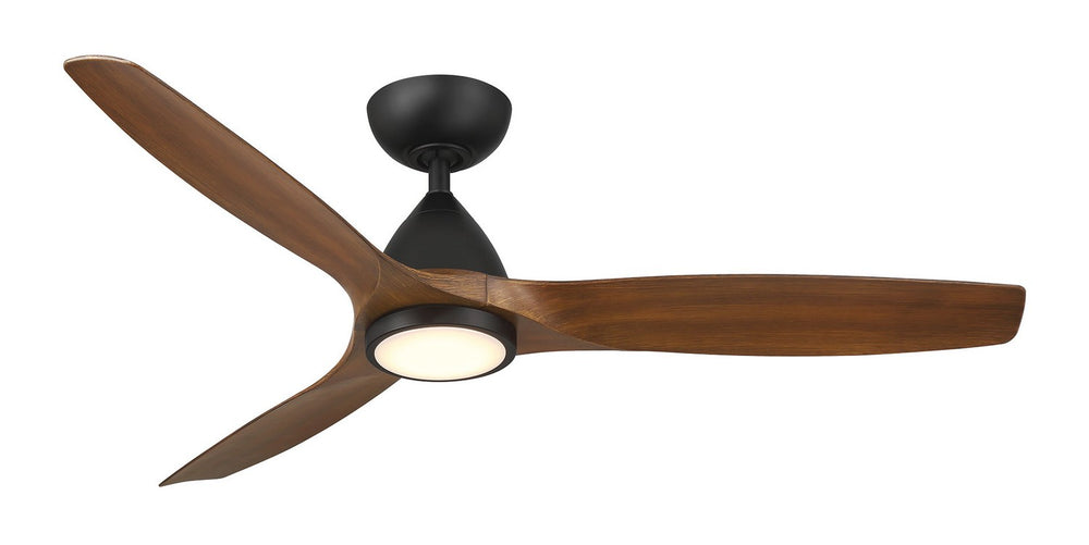 Modern Forms Fans Canada - 54"Ceiling Fan - Skylark - Matte Black/Distressed Koa- Union Lighting Luminaires Decor