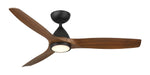 Modern Forms Fans Canada - 54"Ceiling Fan - Skylark - Matte Black/Distressed Koa- Union Lighting Luminaires Decor