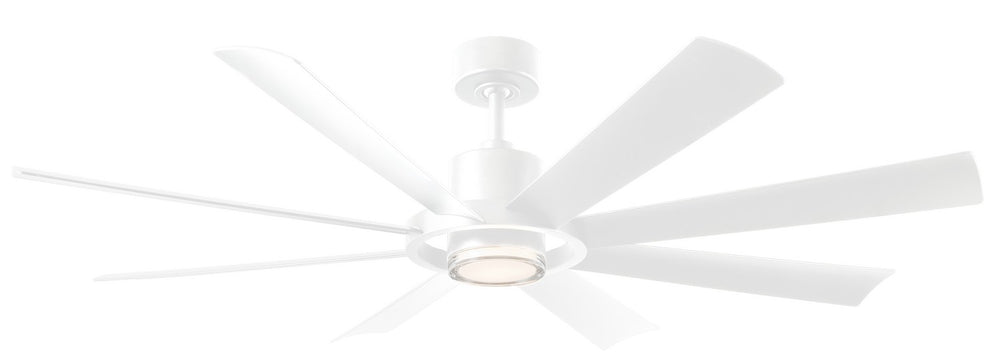 Modern Forms Fans Canada - 60" Ceiling Fan - Aura - Matte White- Union Lighting Luminaires Decor