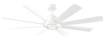 Modern Forms Fans Canada - 60" Ceiling Fan - Aura - Matte White- Union Lighting Luminaires Decor