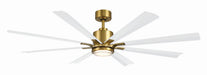 Modern Forms Fans Canada - 65" Ceiling Fan - Size Matters - Soft Brass/Matte White- Union Lighting Luminaires Decor