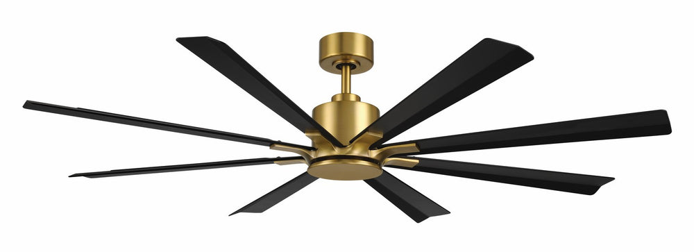Modern Forms Fans Canada - 65" Ceiling Fan - Size Matters - Soft Brass/Matte Black- Union Lighting Luminaires Decor