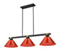 Z-Lite Canada - Three Light Billiard - Bronte - Matte Black + Rubbed Brass- Union Lighting Luminaires Decor