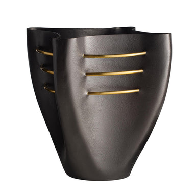 Arteriors - Vase - Jerusha - Blackened- Union Lighting Luminaires Decor