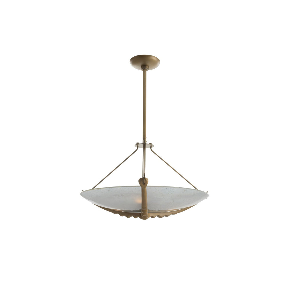 Arteriors - Three Light Semi-Flush Mount - Karlsen - Frosted- Union Lighting Luminaires Decor