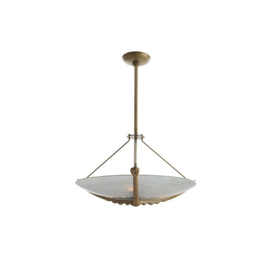 Arteriors - Three Light Semi-Flush Mount - Karlsen - Frosted- Union Lighting Luminaires Decor