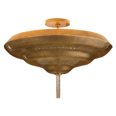 Arteriors - Two Light Semi-Flush Mount - Istanbul - Antique Brass- Union Lighting Luminaires Decor