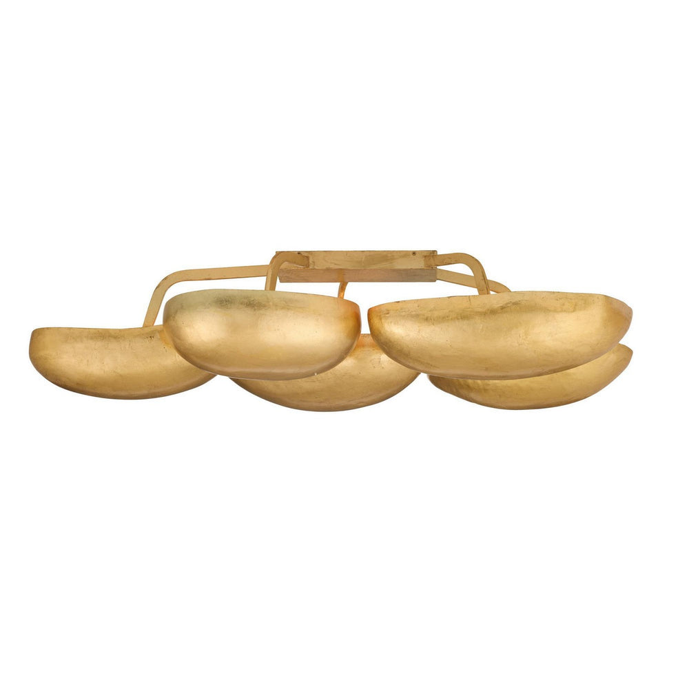 Arteriors - 13 Light Flush Mount - Theo - Gold Leaf- Union Lighting Luminaires Decor