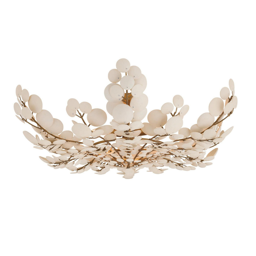 Arteriors - Three Light Flush Mount - Bilal - Ivory- Union Lighting Luminaires Decor