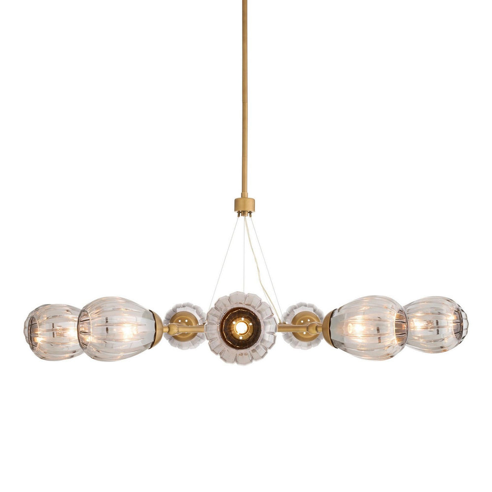 Arteriors - Nine Light Chandelier - Smyth - Smoke Luster- Union Lighting Luminaires Decor