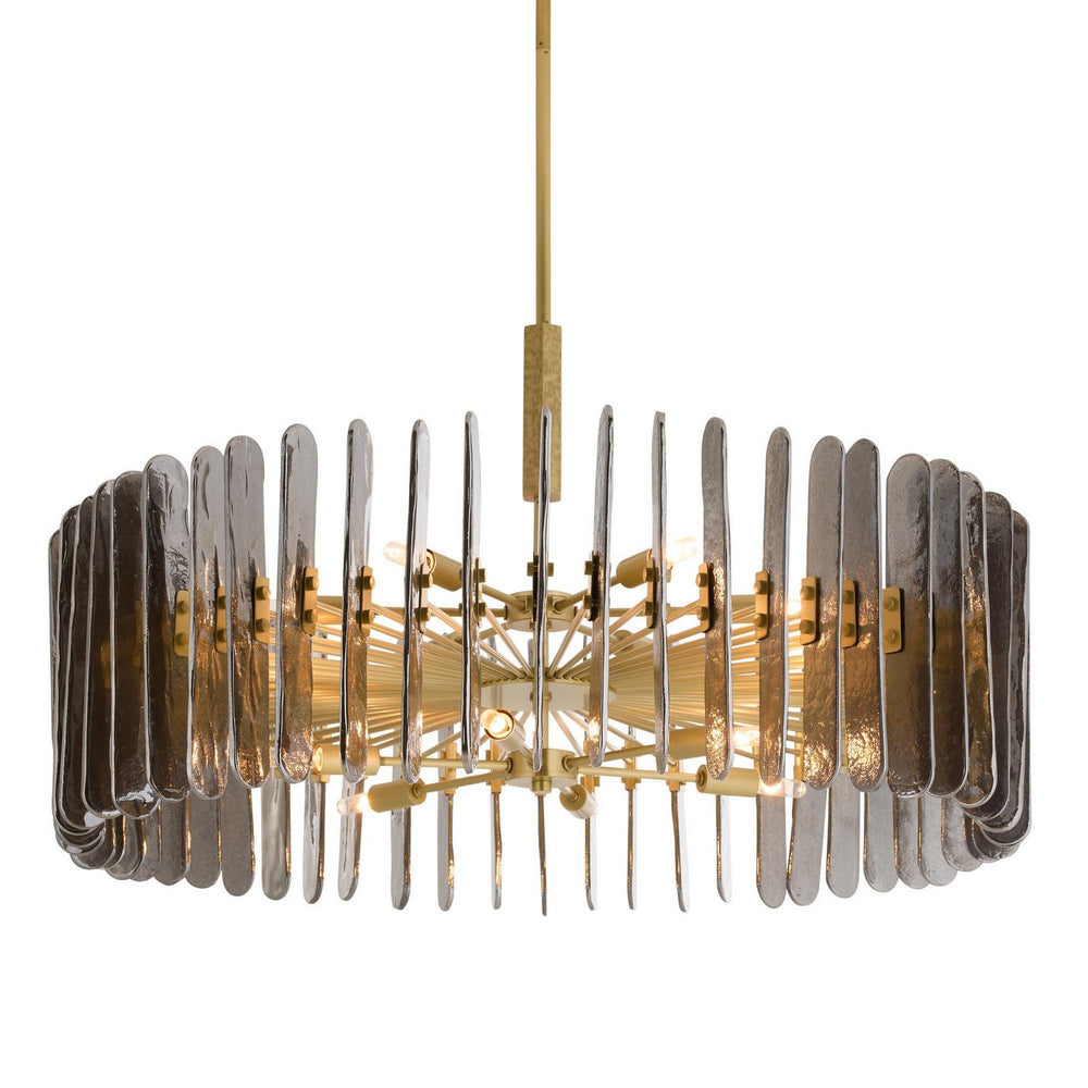 Arteriors - 12 Light Chandelier - Klaus - Smoke- Union Lighting Luminaires Decor