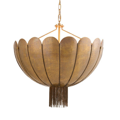 Arteriors - Three Light Chandelier - Inaya - Antique Brass- Union Lighting Luminaires Decor