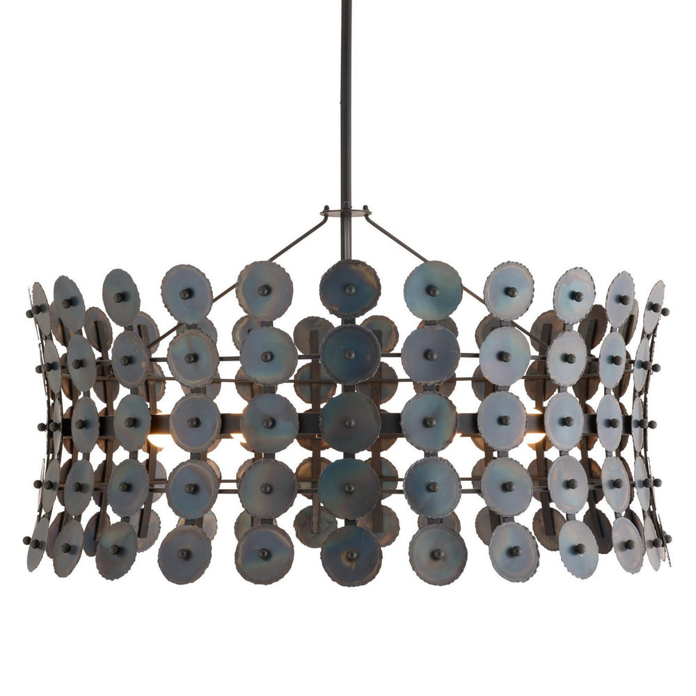Arteriors - Six Light Chandelier - Imperia - Burnt Iron- Union Lighting Luminaires Decor