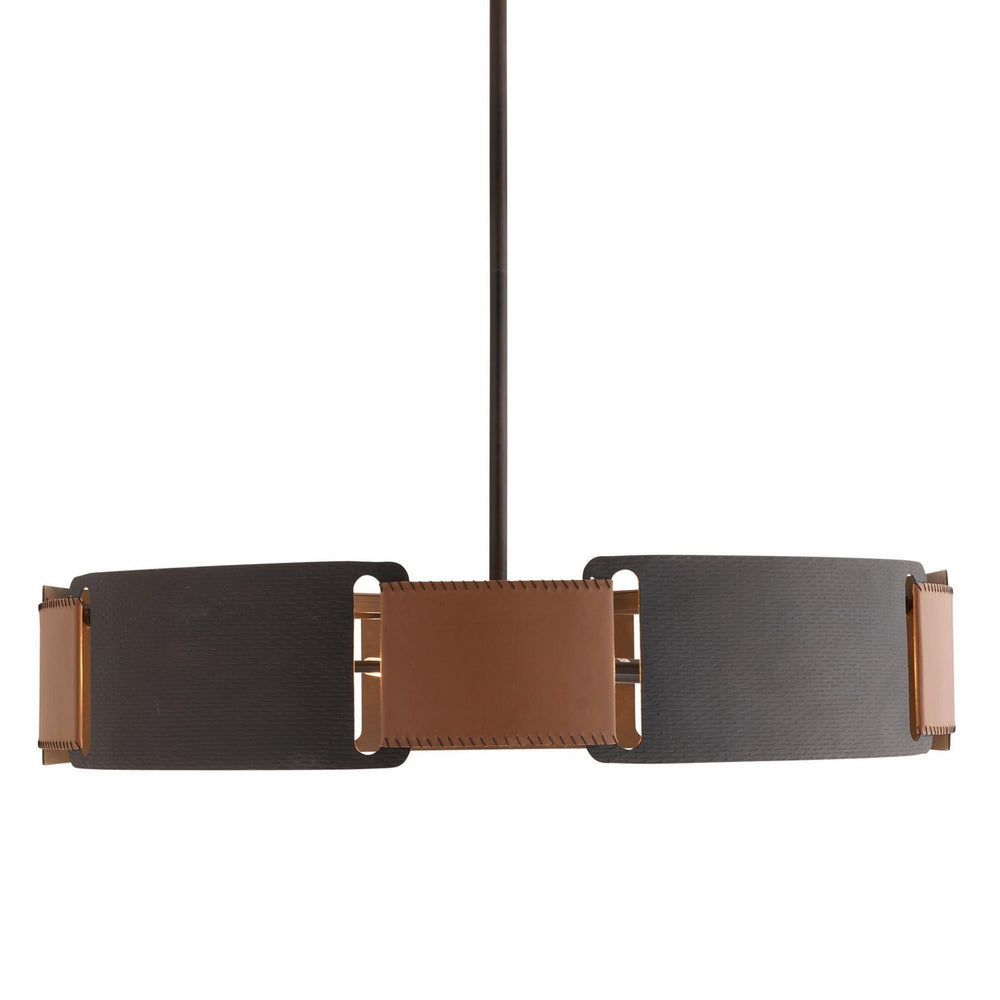 Arteriors - Five Light Chandelier - Ivan - Brown- Union Lighting Luminaires Decor