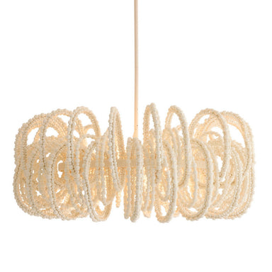 Arteriors - Six Light Chandelier - Keely - White- Union Lighting Luminaires Decor