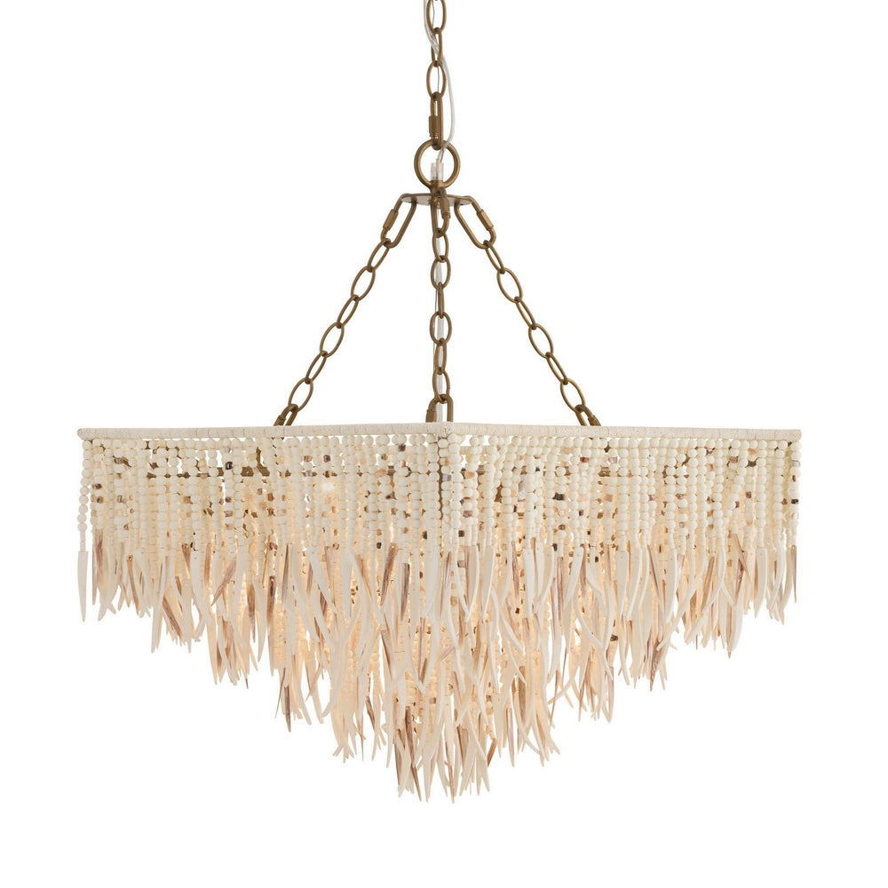Arteriors - Six Light Chandelier - Josephine - Natural- Union Lighting Luminaires Decor