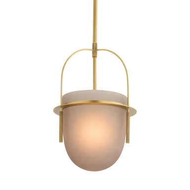 Arteriors - One Light Pendant - Kathleen - Frosted Smoke- Union Lighting Luminaires Decor