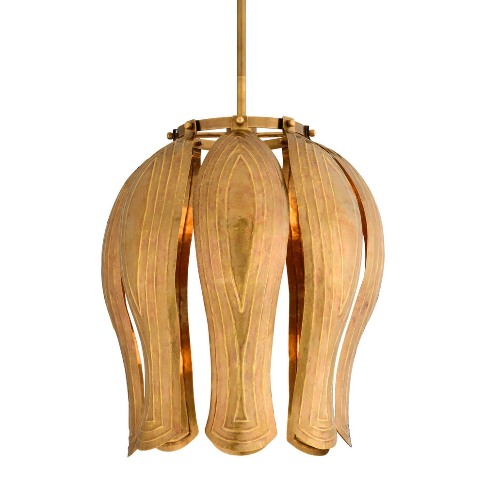 Arteriors - One Light Pendant - Judith - Vintage Brass- Union Lighting Luminaires Decor