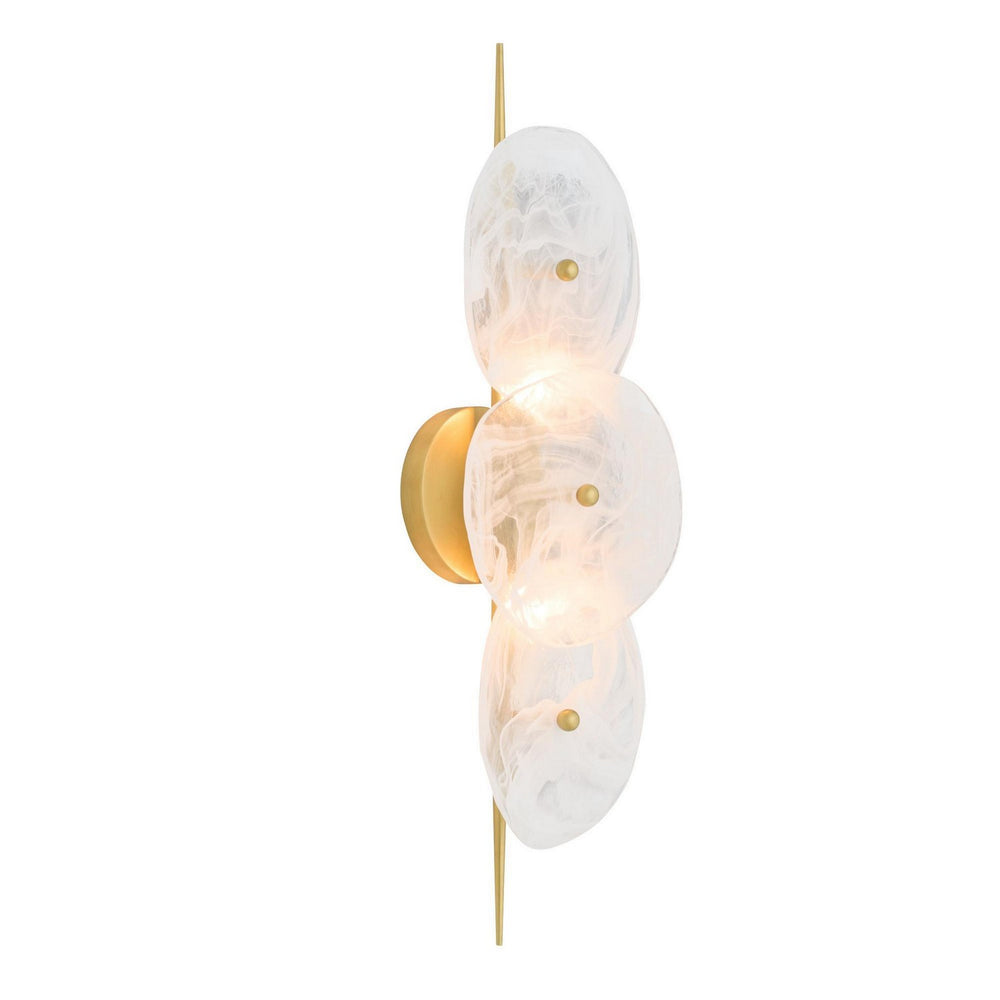 Arteriors - Two Light Wall Sconce - Kylie - White Glaze- Union Lighting Luminaires Decor