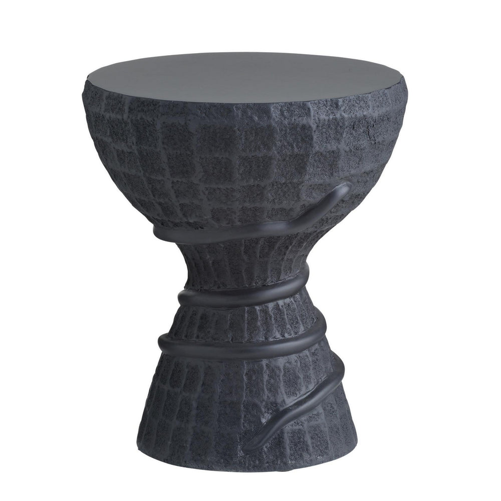 Arteriors - Outdoor Accent Table - Kobra - Black Volcanic Ash- Union Lighting Luminaires Decor