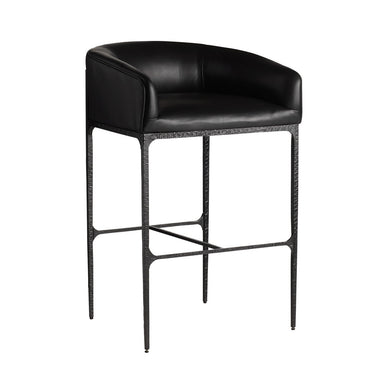 Arteriors - Bar Stool - Osbourne - Black- Union Lighting Luminaires Decor