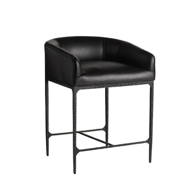 Arteriors - Counter Stool - Osbourne - Black- Union Lighting Luminaires Decor