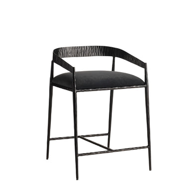 Arteriors - Counter Stool - Ansel - Midnight Grey- Union Lighting Luminaires Decor