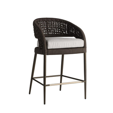 Arteriors - Outdoor Counter Stool - Juri - Porpoise- Union Lighting Luminaires Decor