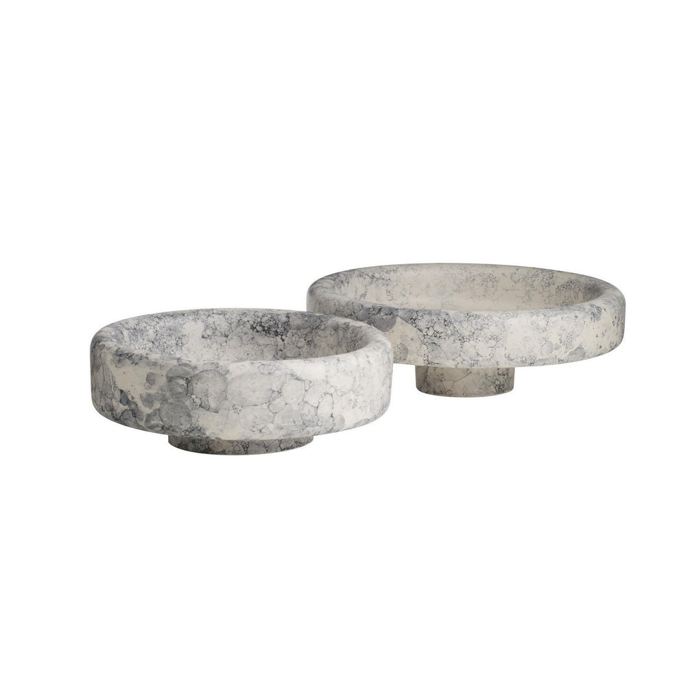 Arteriors - Centerpieces, Set of 2 - Izzy - Thundercloud- Union Lighting Luminaires Decor