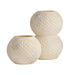 Arteriors - Vases, Set of 2 - Kayli - Egg Shell- Union Lighting Luminaires Decor