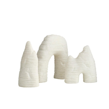 Arteriors - Sculptures, Set of 3 - Isla - Ivory- Union Lighting Luminaires Decor