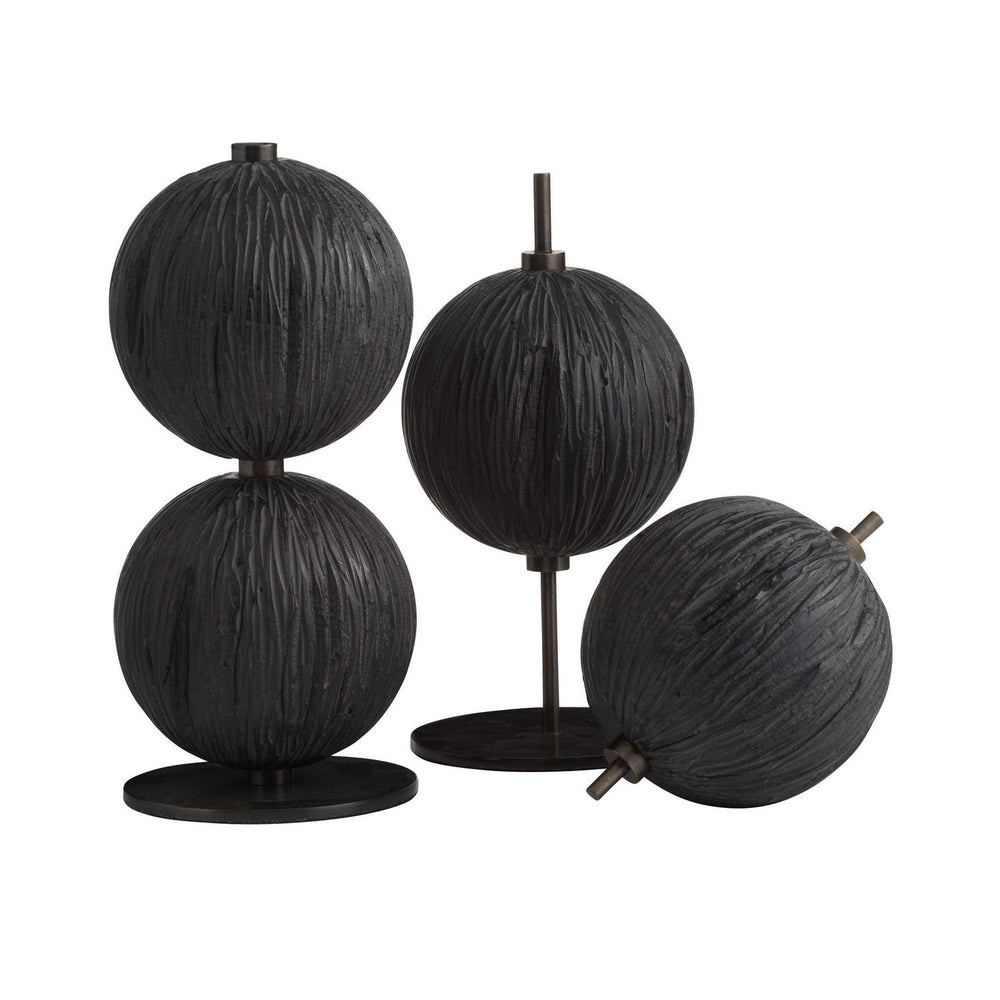 Arteriors - Sculptures, Set of 3 - Kyros - Ebony- Union Lighting Luminaires Decor