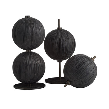 Arteriors - Sculptures, Set of 3 - Kyros - Ebony- Union Lighting Luminaires Decor