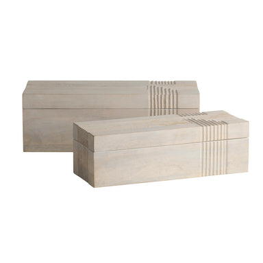 Arteriors - Boxes, Set of 2 - Kamira - Whitewash- Union Lighting Luminaires Decor