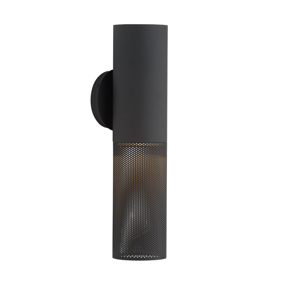 Arteriors - One Light Outdoor Wall Sconce - Punch - Marine Grade Matte Black- Union Lighting Luminaires Decor