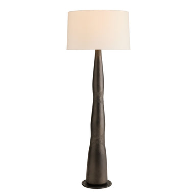 Arteriors - One Light Floor Lamp - Kash - Antiqued Aluminum- Union Lighting Luminaires Decor