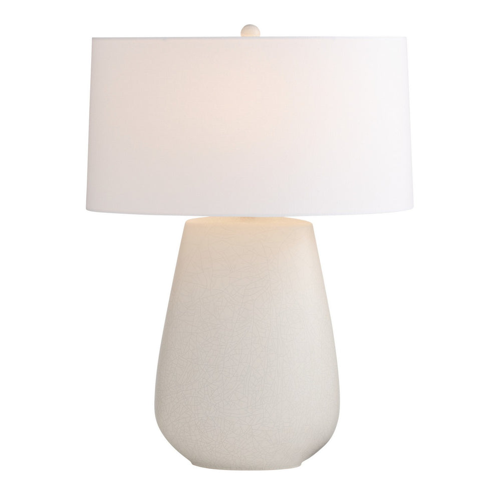 Arteriors - One Light Table Lamp - Deagan - Matte Stained Ivory Crackle- Union Lighting Luminaires Decor