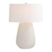 Arteriors - One Light Table Lamp - Deagan - Matte Stained Ivory Crackle- Union Lighting Luminaires Decor