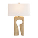 Arteriors - One Light Table Lamp - Kamora - Sand- Union Lighting Luminaires Decor
